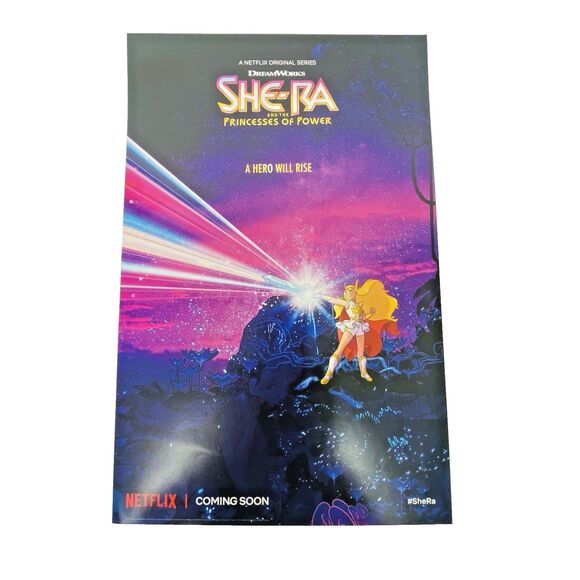 She-Ra Princesses of Power Netflix Poster A Hero Will Rise Dreamworks Animation - Picture 1 of 9